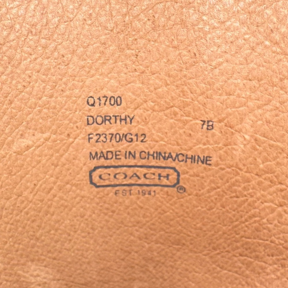 Coach “Dorothy” Wedge Leather Boots in Black - Like New - Picture 3 of 6